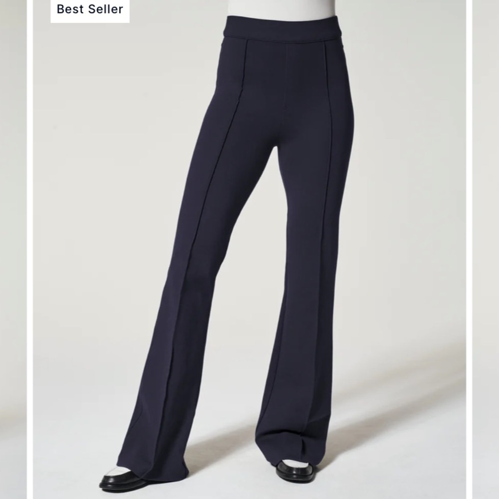 NWT Spanx The Perfect Pant Hi Rise Flare classic navy